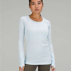 Lululemon Swiftly Tech Long Sleeve Baby Blue